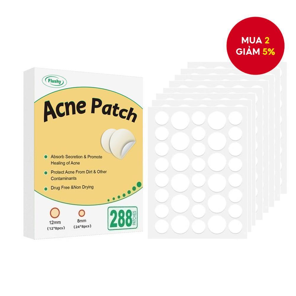 288 miếng dán cho mặt, miếng dán hydrocolloid để che mụn, vết thâm và bùng phát,, sticker che mụn, miếng dán trị mụn.