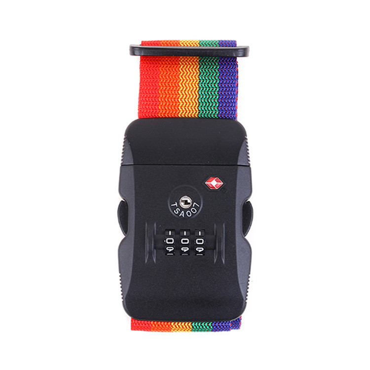 New Product~Polypropylene luggage strap tsa Customs lock buckle password lock luggage strap Y