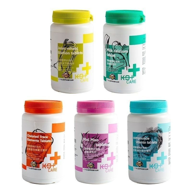 K9 Thú Cưng Bổ Sung Sức Khỏe Đa Năng Trace Elements Khỏe Mạnh Viên Canxi Cho Chó Mèo 200 Viên 6.9