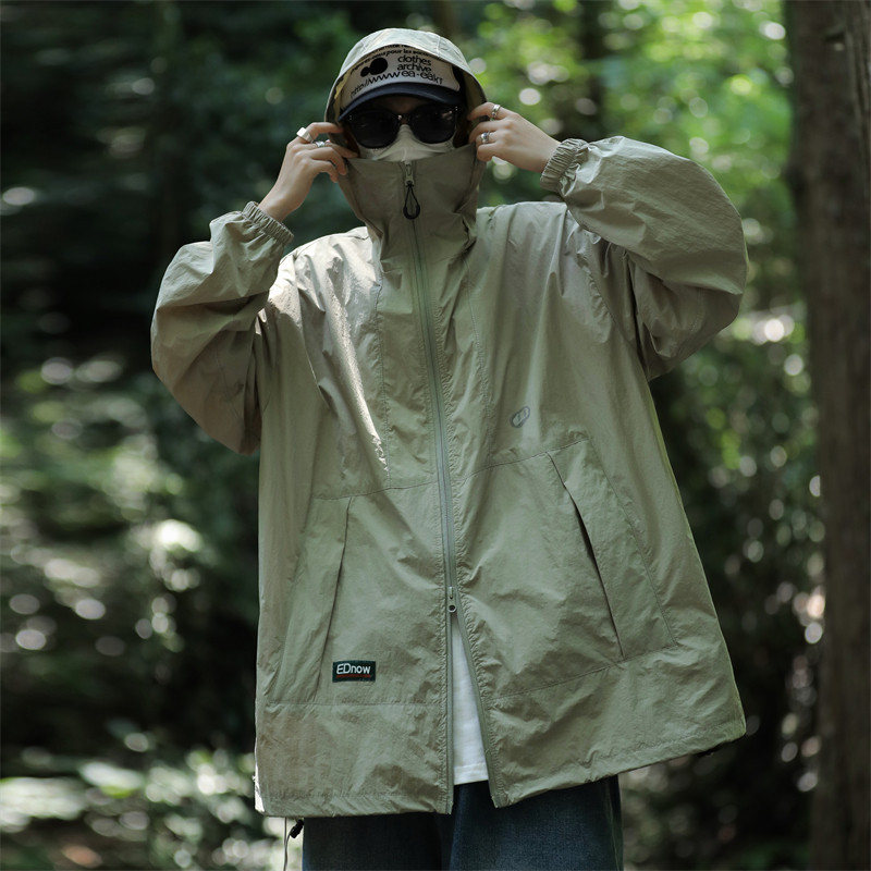 Nam Cùng Phong Cách Dành Cho Nam Nữ Mountain Series Cool Sunscreen Jacket Cặp Đôi Nhẹ Thoáng Khí Đi 