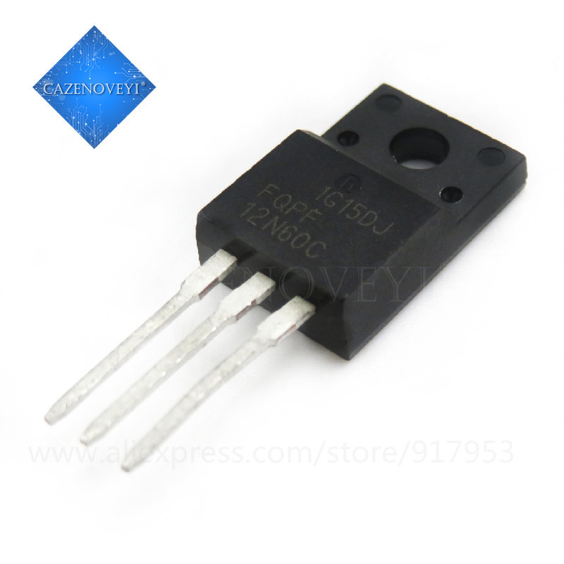 Chip 10 mảnh FQPF12N60C 12N60C 12N60 TO-220F