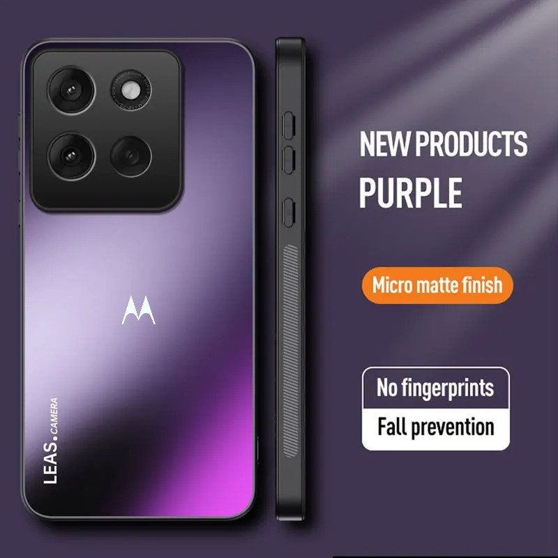 AG Mờ PC Dành Cho Motorola G87 G77 G67 Bảo Vệ Ống Kính Cứng Chống Sốc Ốp lưng Cho Moto G87 G77 G67 Ố