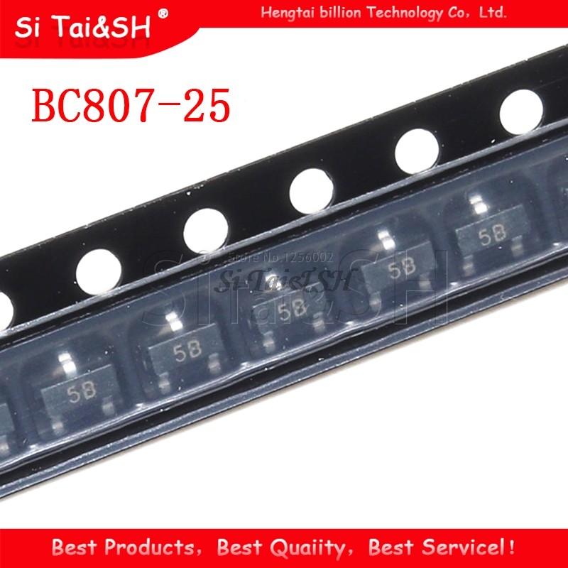 100 CÁI BC807-25 BC807-40 BC817-25 BC817-40 BC846B BC847B BC847C BC48B BC856B BC857B SOT23 bóng bán 