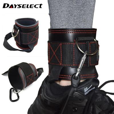 DAYSELECT 1 Miếng Thể Thao Khóa Mắt Cá Chân Tập Thể Dục Sức Mạnh Dây Đeo Áp Lực Da Bò Bảo Vệ Mắt Cá Chân