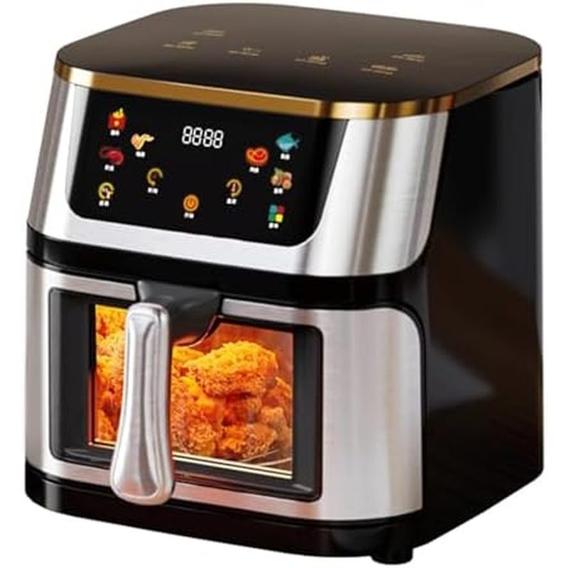 Với Fryer, Tech, với Nồi chiên Airfryer, để nhắc nhở không khí 10QT, Máy rửa chén-Safe Air 450°Cửa s