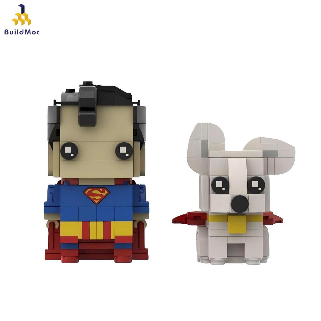 Siêu Người Và krypto Khối Xây Dựng Lắp Ráp Đồ Chơi Quà Tặng Cho Trẻ Em 264 Chiếc Gạch Khối Đồ Chơi D