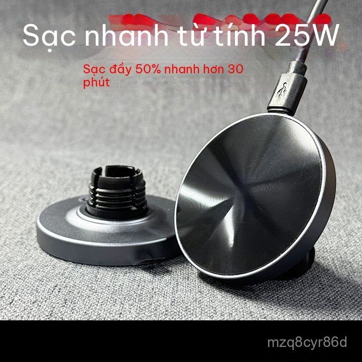 25W Giá đỡ điện thoại từ tính sạc không dây nhanh cho ô tô phù hợp với magsafe Điều hướng ô tô