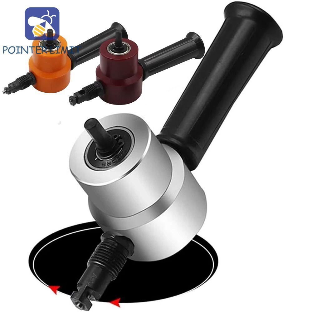 POINTER LIMIT Cắt kim loại Nibbler, Tấm kim loại cắt kim loại hai đầu Nibbler, Phụ kiện máy khoan đi