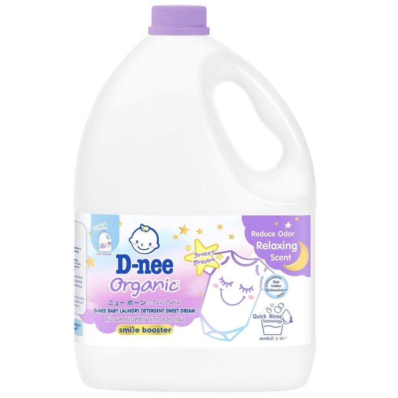 [MALL] Nước giặt Dnee Sweet Dream 3 lít - Sạch nhanh, thơm lâu cho bé