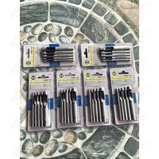 Bộ đục lỗ chuyên dụng C-MART A0137 5 cây đục lỗ tròn trên da, đột lỗ thắt lưng, vải, ron cao su đột lỗ gioăng cao su