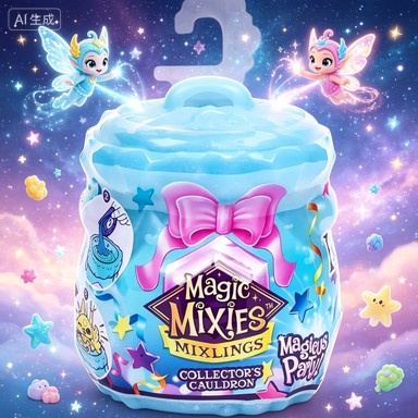 Magic Mixies Mixlings Magicus Party Collector 's Cauldron Magic Kit Với 1 Hình Hỗn Hợp Bất Ngờ Cho T