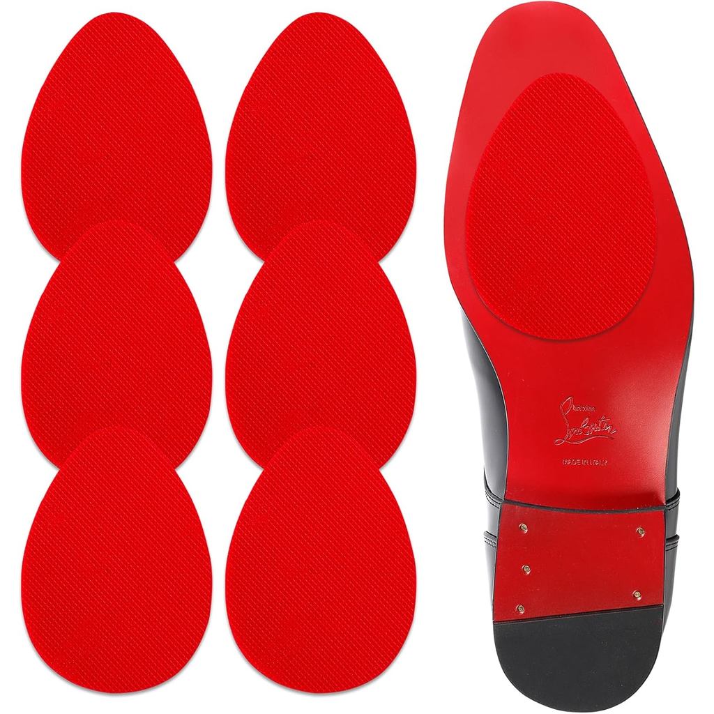 CHRISTIAN LOUBOUTIN Đế bảo vệ đế giày đế màu đỏ, thay thế cho giày Louboutin, Tấm bảo vệ đáy màu đỏ 