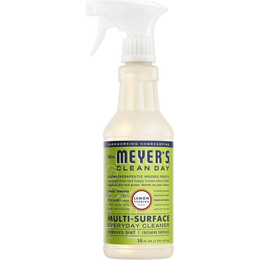Bà Sữa rửa mặt đa mặt MEYER 'S CLEAN DAY, Hương chanh Verbena, Chai 16 Fl Oz