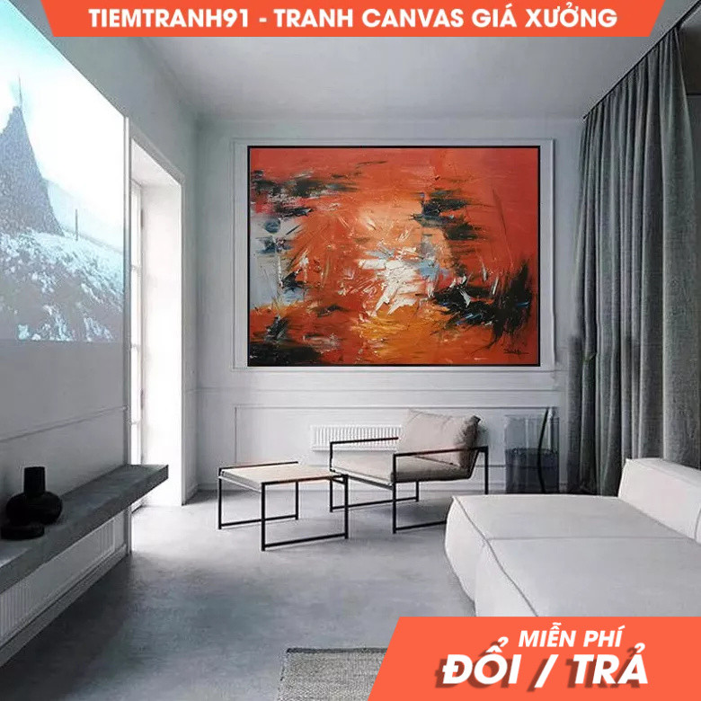 Tranh treo tường, Large Abstract Painting Extra Large Wall Art Painting, Canvas Art Large Canvas Art
