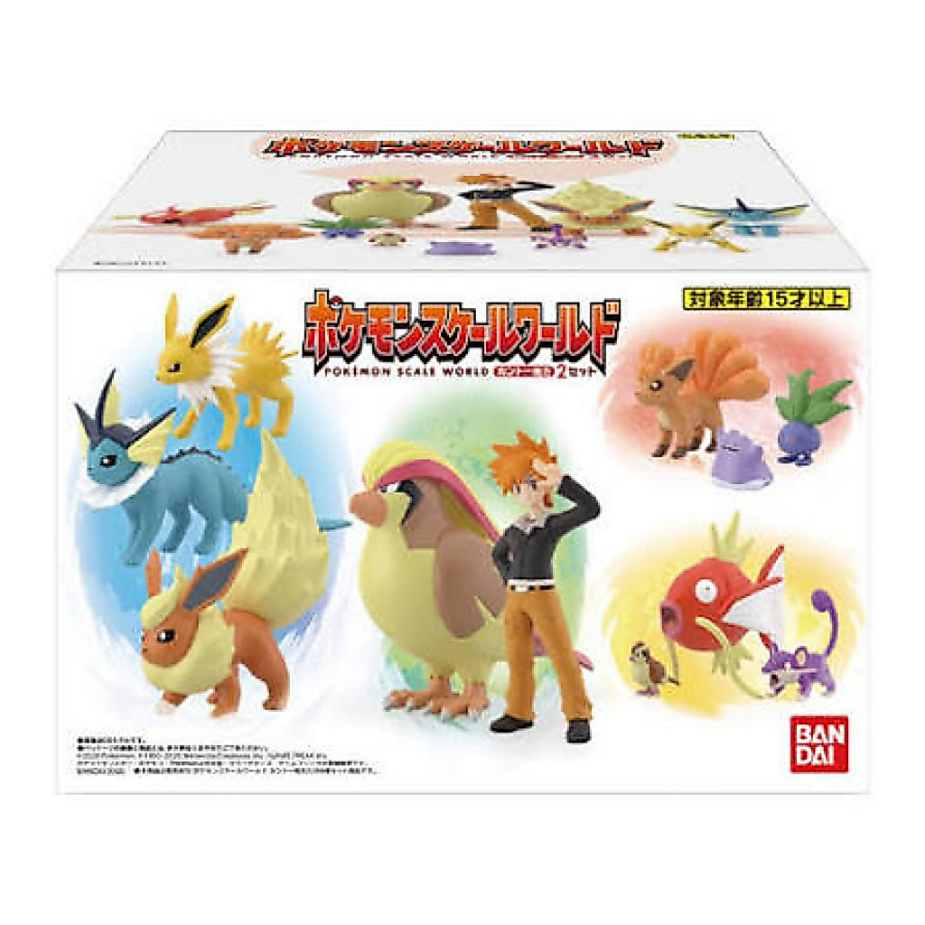 Pokemon Scale World 1/20 Figure Bandai Kanto 02 Region