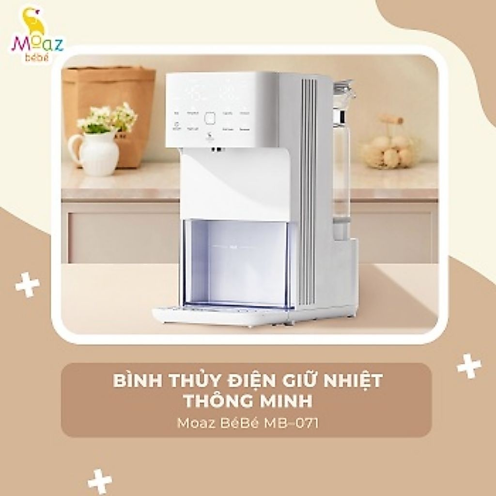 BH 1 năm - Bình thủy điện giữ nhiệt thông minh Moaz BéBé MB071