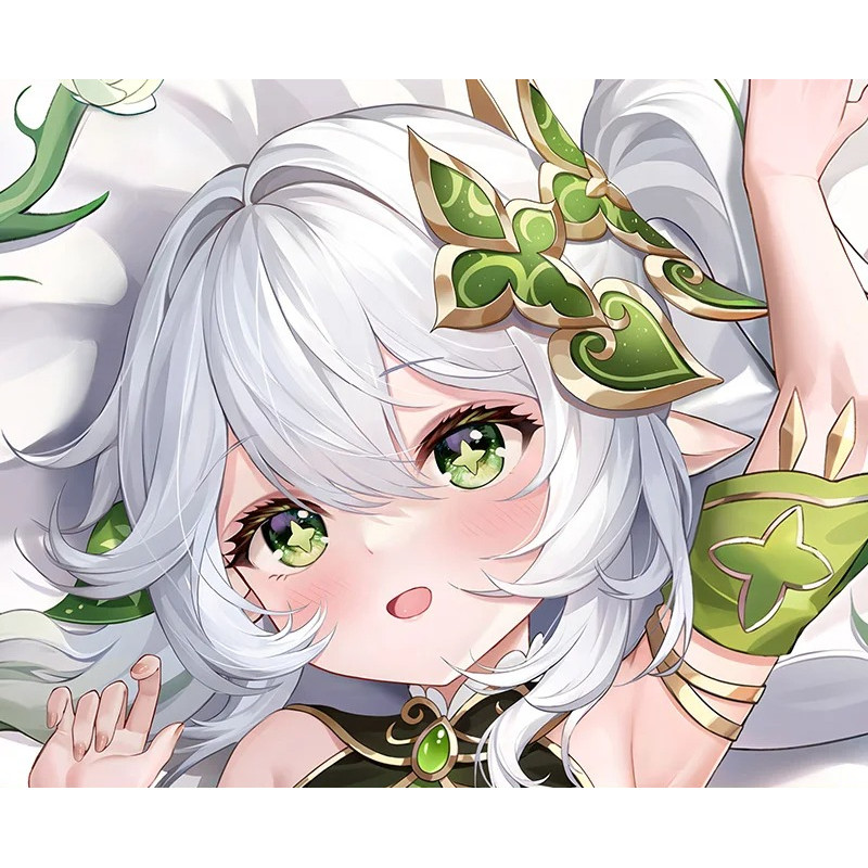 Anime Genshin Tác Động Nahida Dakimakura 2WAY Hing Body Case Anime Gối Đệm