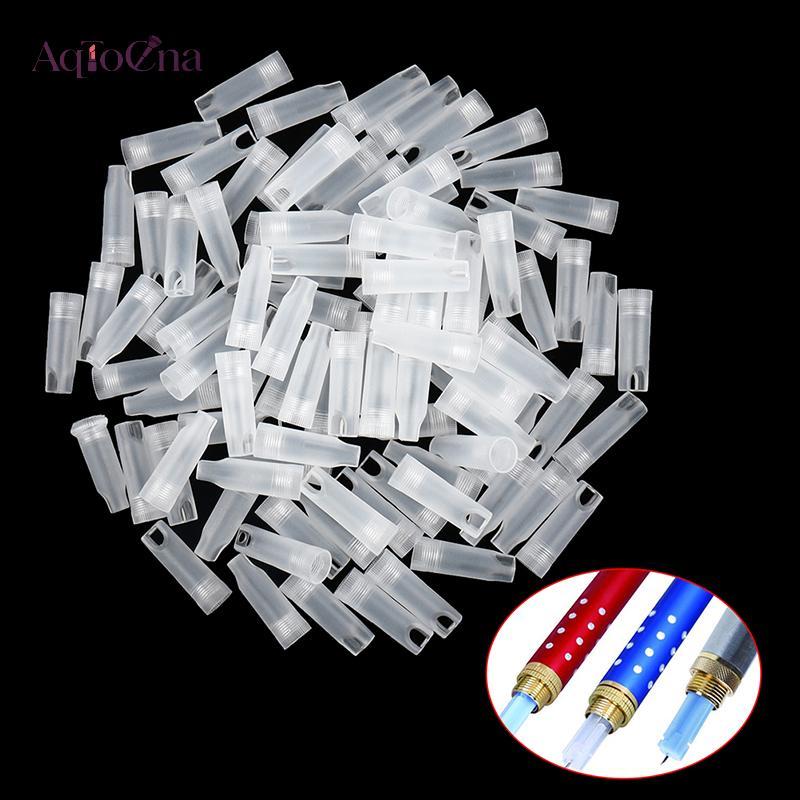 AqToCna 10 Chiếc Dùng Một Lần Lancet Bút Pin Đầu Bao Lancing Lancet Thiết Bị Nắp Bút AqToCna