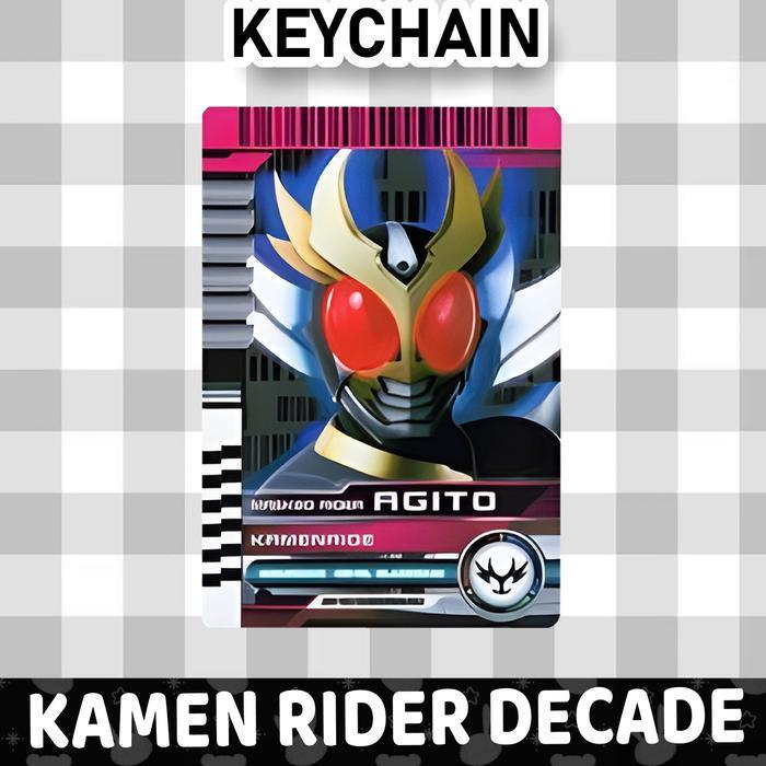 Ganci / Gantungan Kunci   KAMEN RIDER DECADE CARD DECK - AGITO CARD