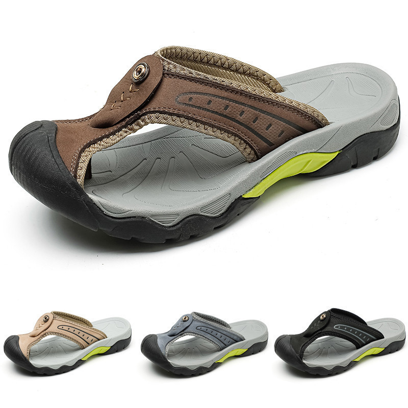 Giày Nam Flip-Flops Flip-Flops Flip-Flops Lazy Dép Đi Biển Nhà Dép Thường Ngày