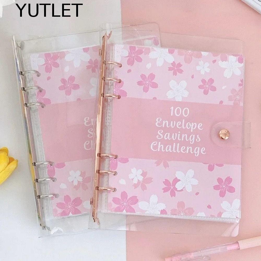 YUTLET 100 Chất kết dính thử thách phong bì, 100 phong bì Quản lý tài chính Thử thách tiết kiệm phon