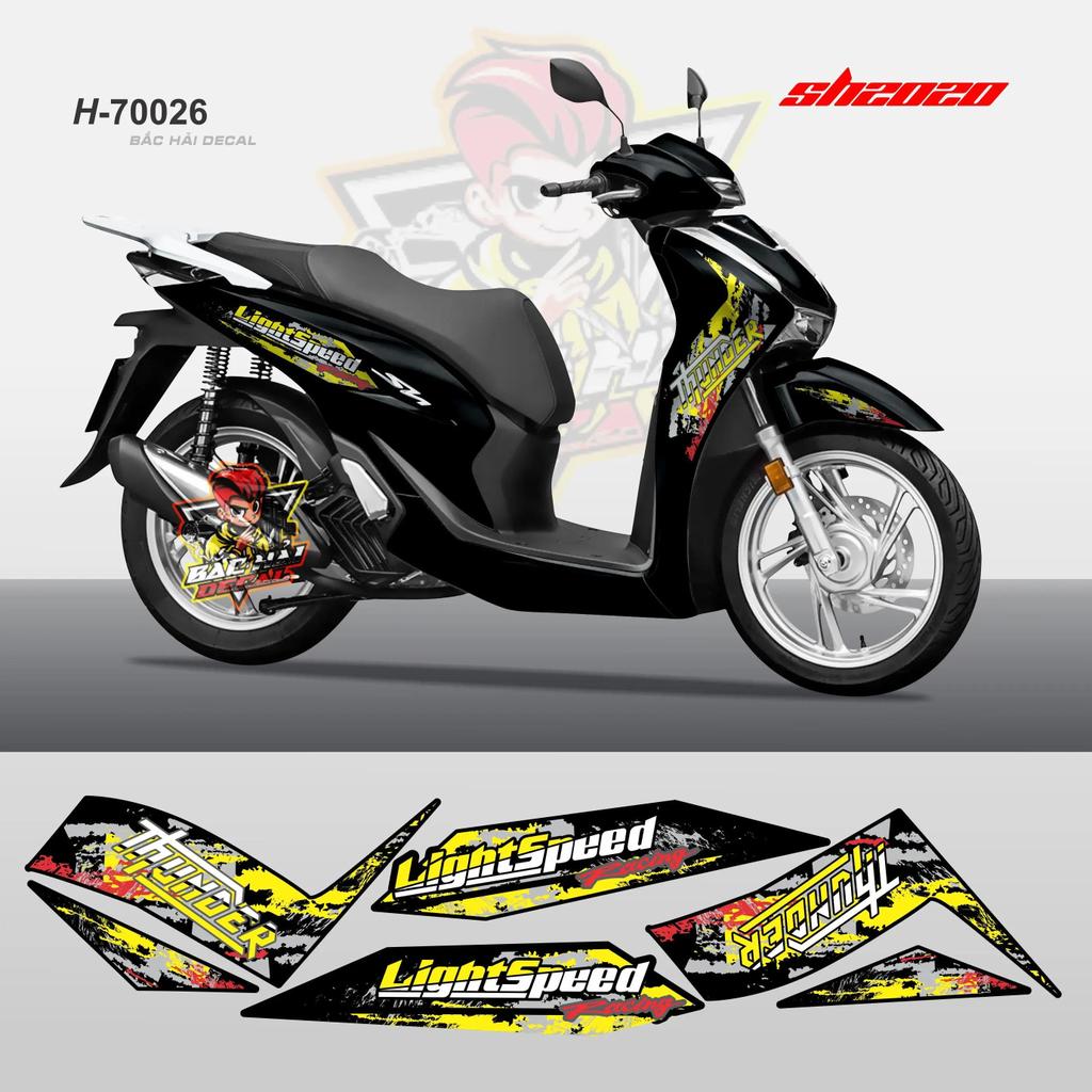 Tem SH 2020 - 2025 Tem Rời SH 2020 - 2025 TEM Dán Xe SH 125i 150i 160i tem chỉ chất liệu decal cao c
