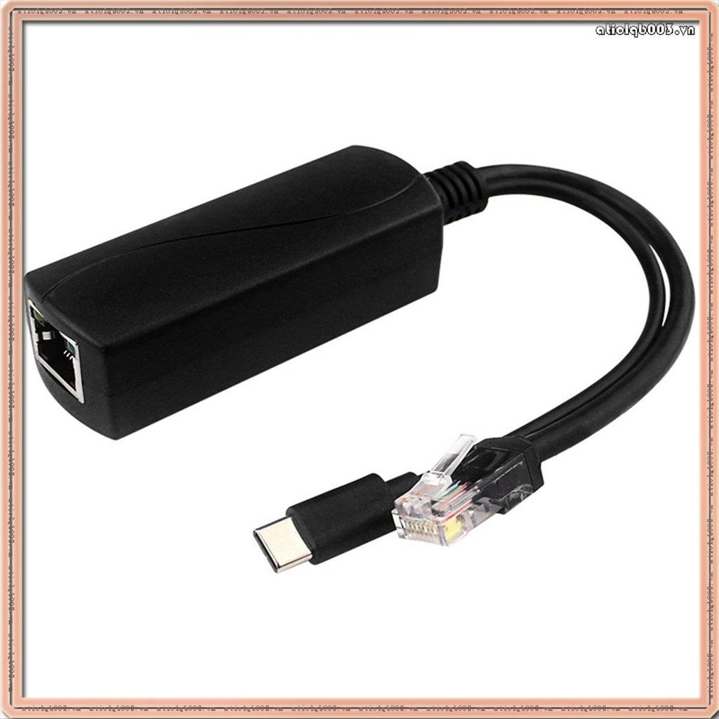[Q B T C] Bộ chia POE cho Raspberry Pi5 / 5 thế hệ 5V 4A Type-C Giao diện Gigabit Ethernet Power qua