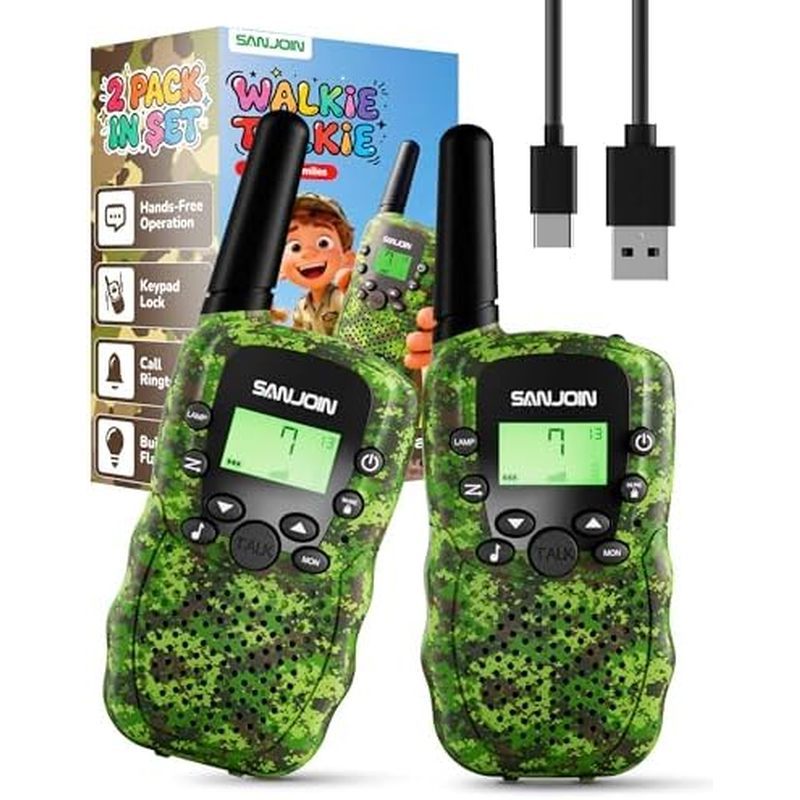 Đi bộ đường dài, Cắm trại Old Outside, Talkie Years, 2 10-12 Walkie Kids, Talkies ngoài trời Năm 7-9