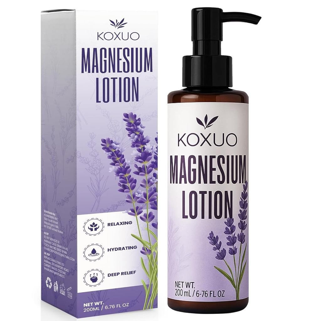 Sữa Dưỡng Magie Cho Trẻ Em & Trẻ Em Ngủ – Kem Magiê Bơ Hạt & Dầu Ô Liu Cho Trẻ Em, Người Lớn & Mẹ – 
