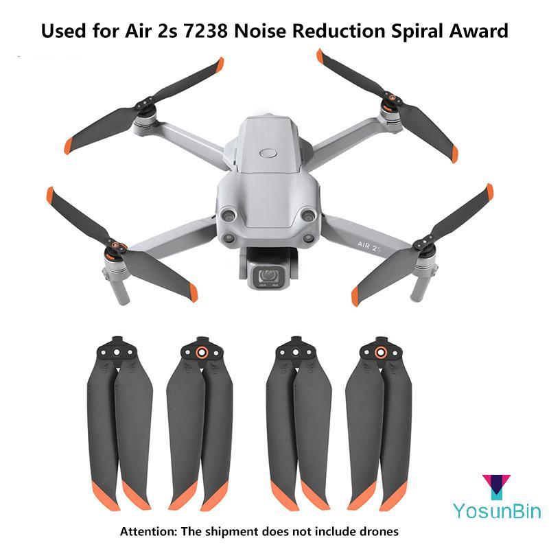 YosunBin] 7238 Đạo cụ tiếng ồn thấp Cánh quạt cho Mavic Air 2 / AIR 2S 7238F Cánh Đạo cụ thay thế de