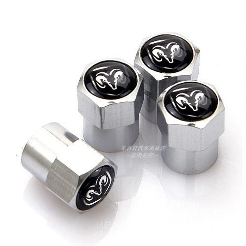 Thích hợp cho Dodge Dodge Dodge Dodge Nắp van lốp ô tô Trang trí độc đáo Vỏ lõi van Trang trí ngoại 
