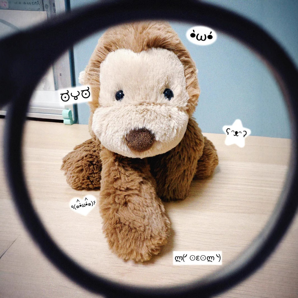 Smaji Monkey Plush Toy Companion Doll Comforting Doll Gift for Spring and Summer