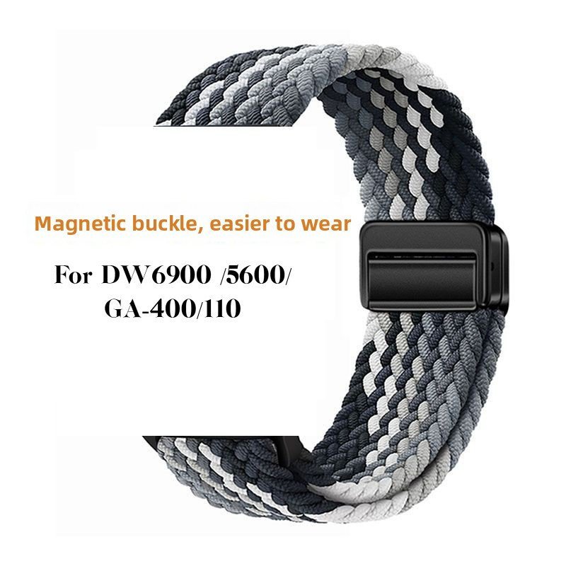 Dây đeo dệt có khóa từ tính cho DW6900, DW-5600, GA400, GA110