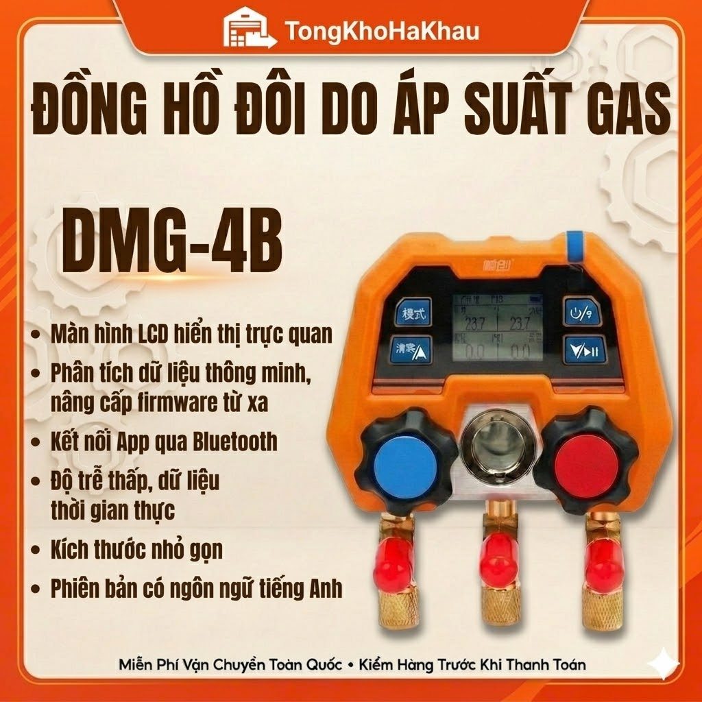 [Có Sẵn] Đồng Hồ Ga Đo Áp Suất Kỹ Thuật Số PG-30PRO DMG-2SE DMG-4B Elitech Nâng Cấp Cảm Biến Áp Suất