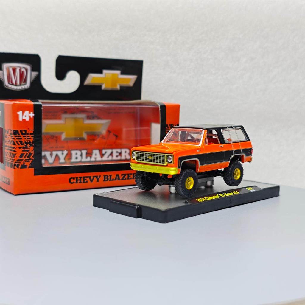 M2 1: 64 1974 Chevrolet K5 Blazer 4 x 4 Hợp Kim Xe Mô Hình Quà Tặng