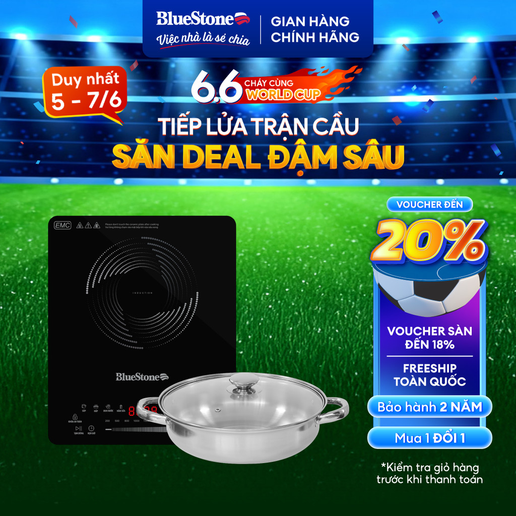 Bếp Từ Đơn BlueStone ICB-6725 2000W