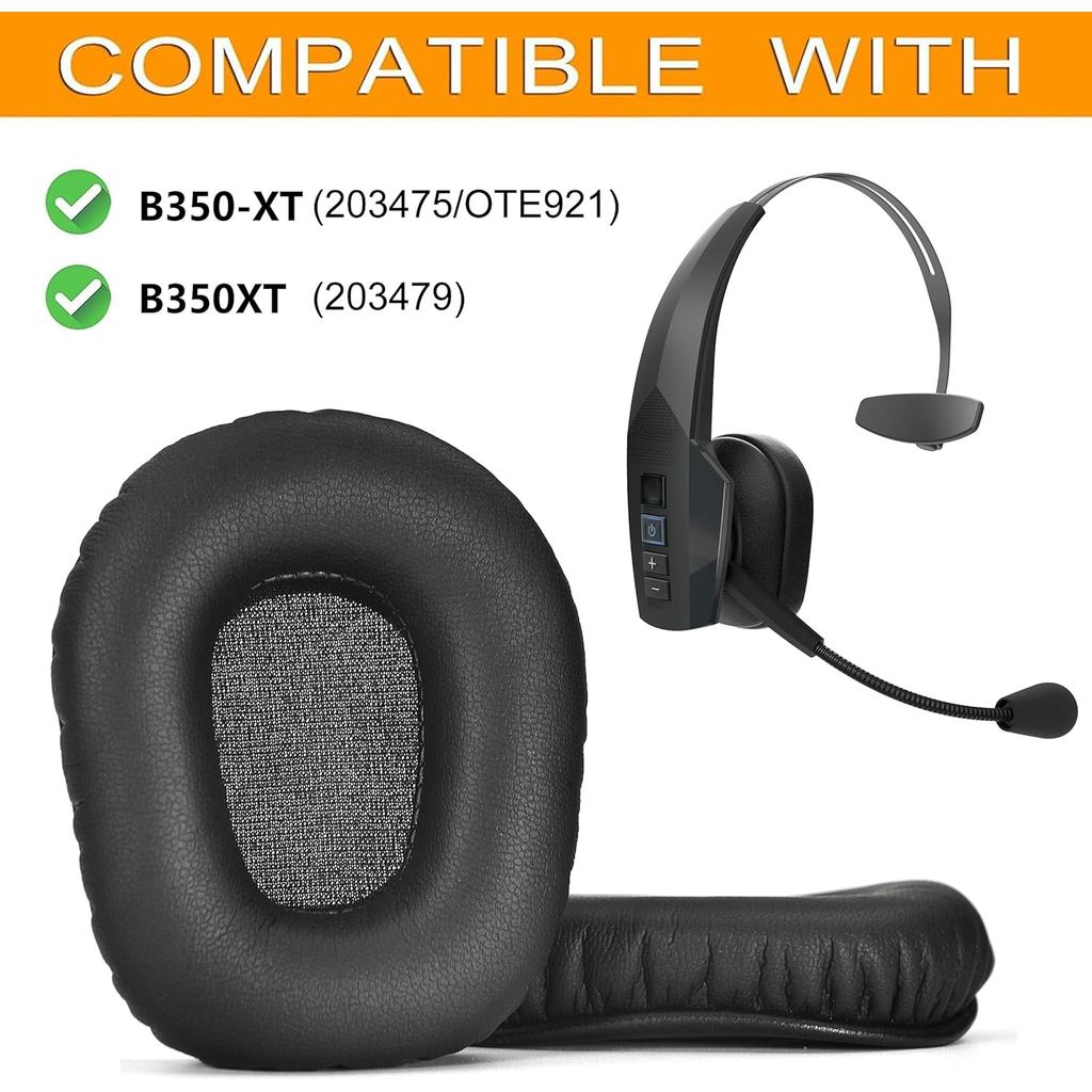 Miếng đệm tai và micro B350XT - Đệm tai thay thế decean Tương thích với BlueParrott B350-XT (B350XT 
