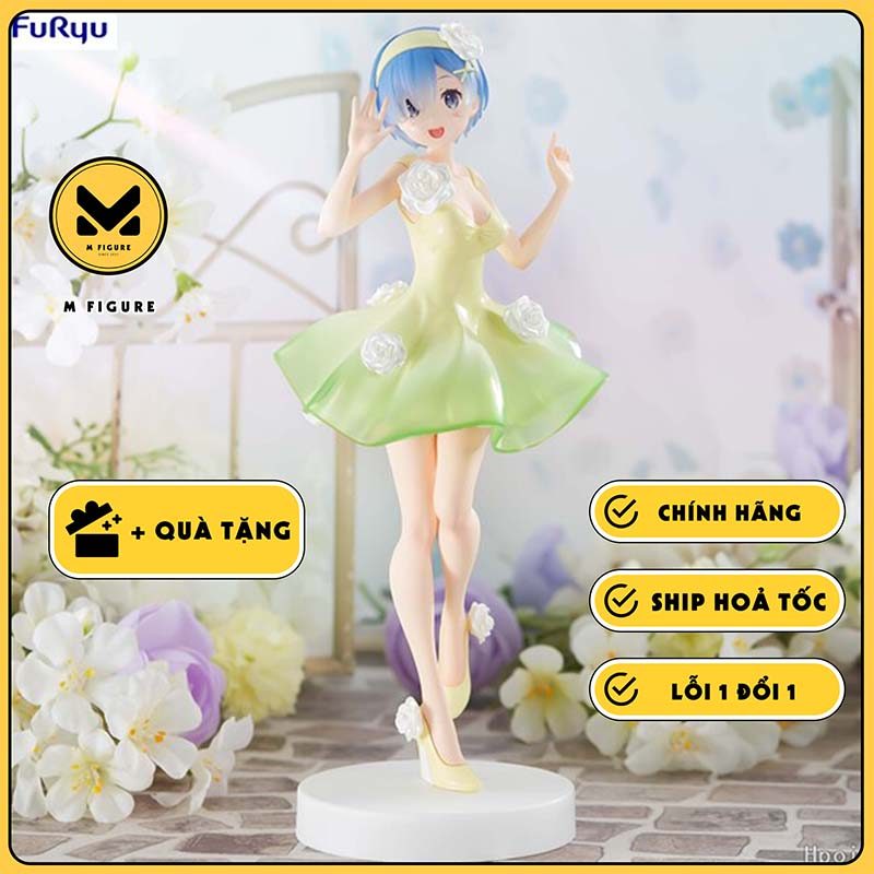 MÔ HÌNH Rem - Re:Zero Kara Hajimeru Isekai Seikatsu - Trio-Try-iT Figure - Flower Dress (FuRyu) FIGU
