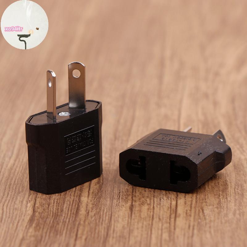 XOITR 2 Cái US AU EU US Sang EU / EU Sang US Cắm Adapter Euro Du Lịch Điện Cắm Ổ Cắm Bộ Chuyển Đổi S