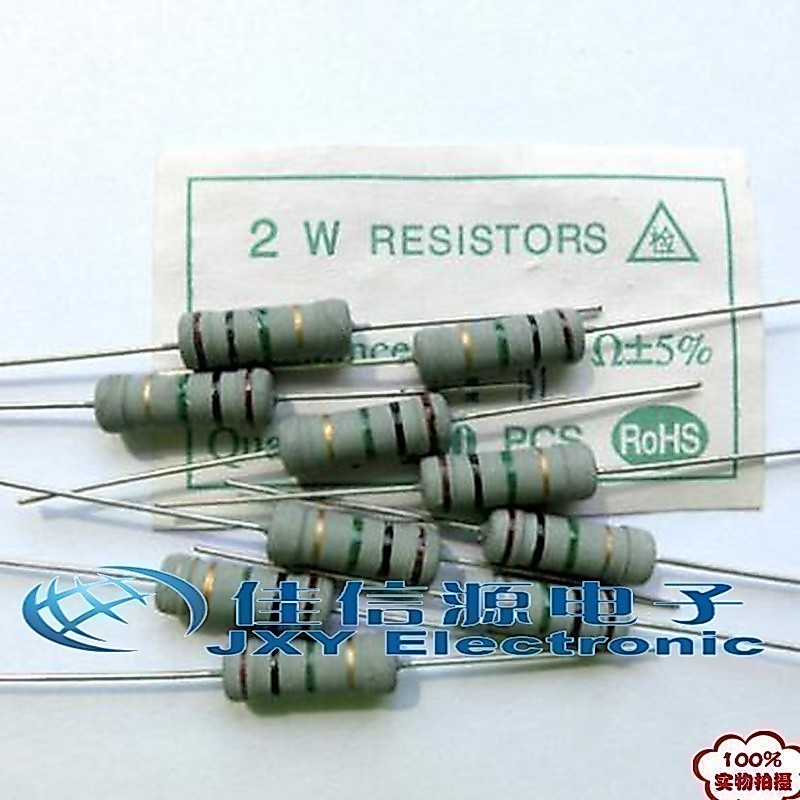 Điện Trở Phim Carbon 2W 5% Chính Xác 0.22 Euro 0.22Ω Một Điện Trở Giá Trị 200 Miếng 15 Yuan