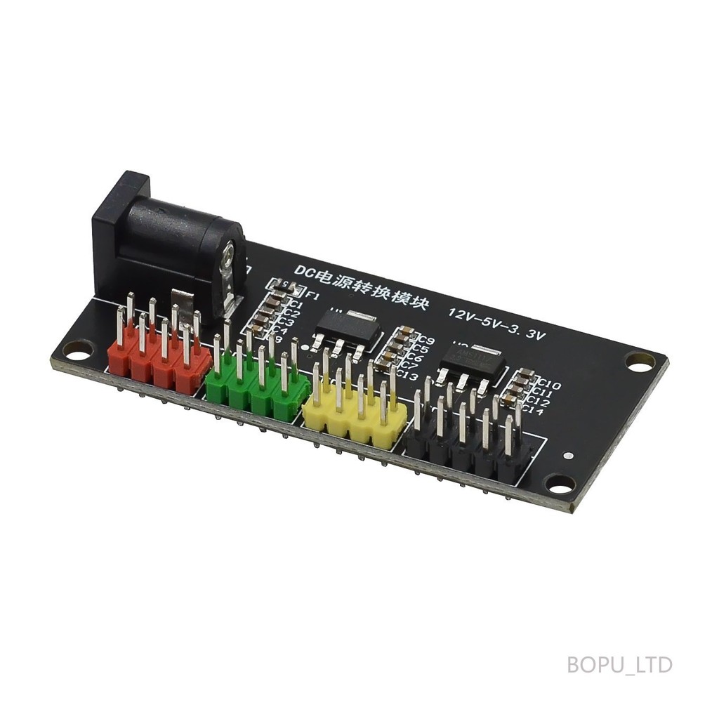 1 / 5 Mô-đun nguồn 3.3v 5v 12v Mô-đun chuyển đổi điện áp nhiều đầu ra DC-DC 12V sang 3.3v 5v 12v