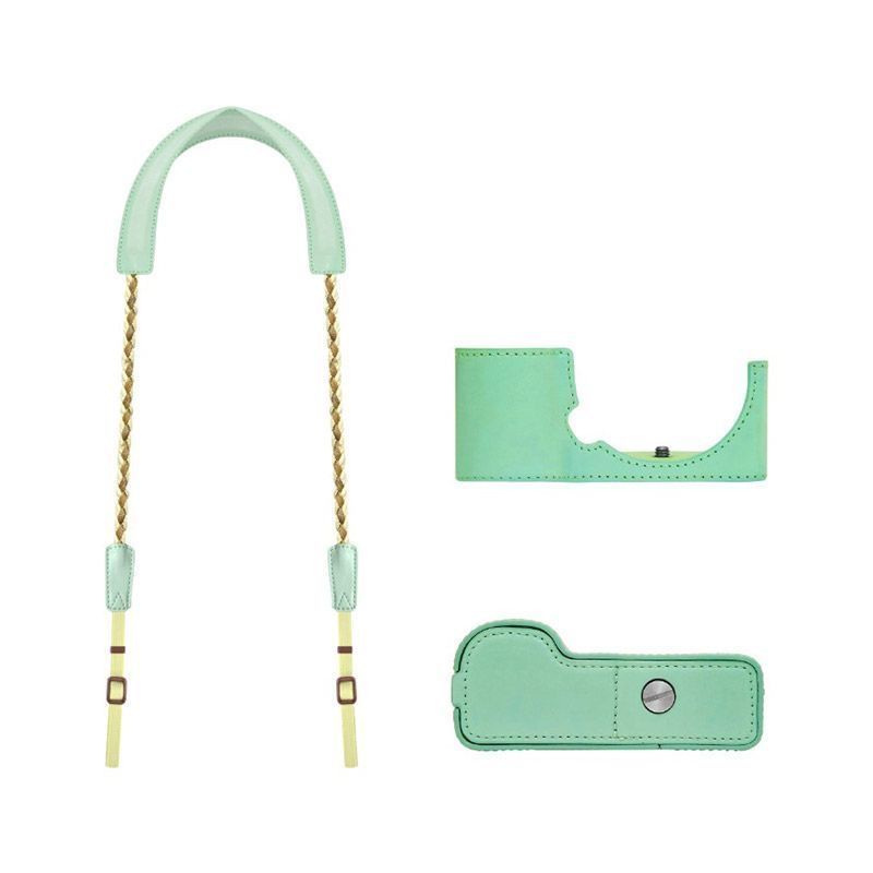 Ốp bảo vệ Sony ZVE10 ZV-E10 Túi đựng máy ảnh đơn Micro ZVE10L Vỏ da zve10 Đế nửa gói thế hệ