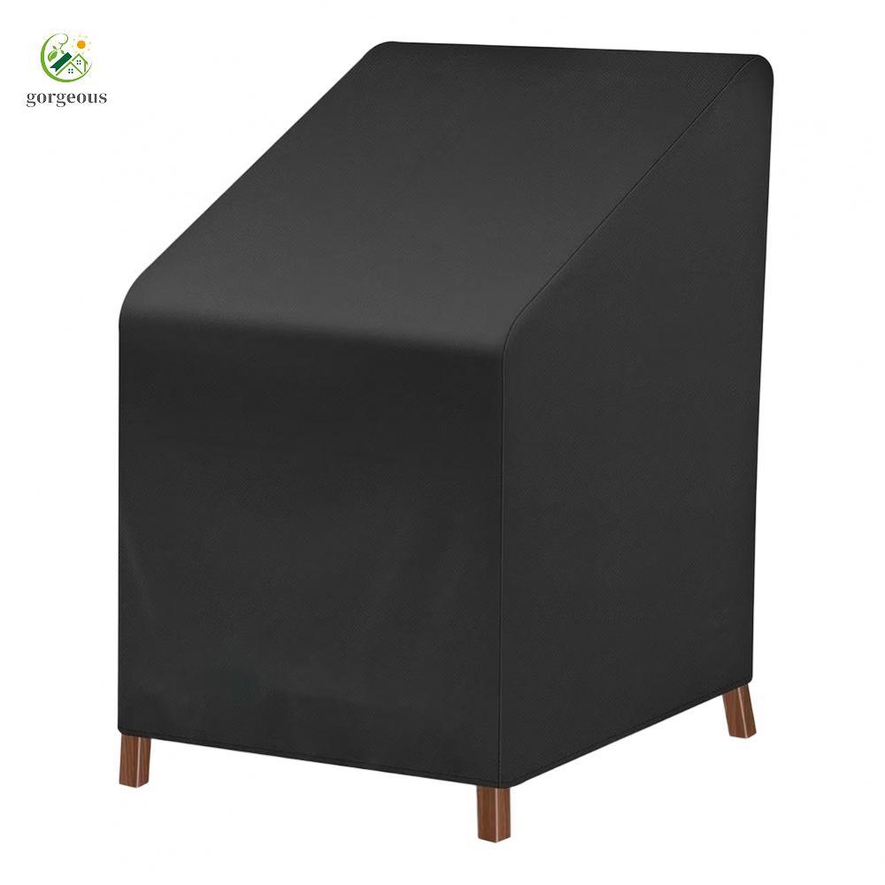 [FUXIN]Stackable Patio Chair Cover Waterproof and Windproof for Year Round Outdoor Use