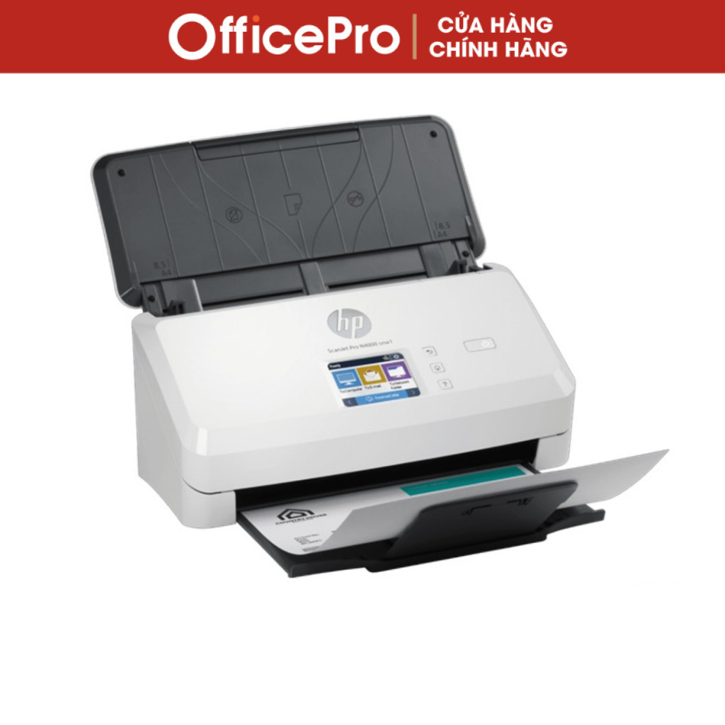 Máy scan HP ScanJet Pro N4000 snw1 - 6FW08A scan 2 mặt, A4, A5, USB, LAN, WIFI