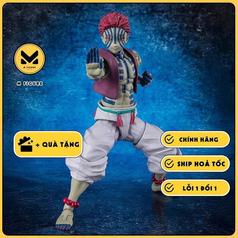 MÔ HÌNH Akaza - MÔ HÌNH Kimetsu no Yaiba - S.H.Figuarts (Bandai Spirits) FIGURE CHÍNH HÃNG