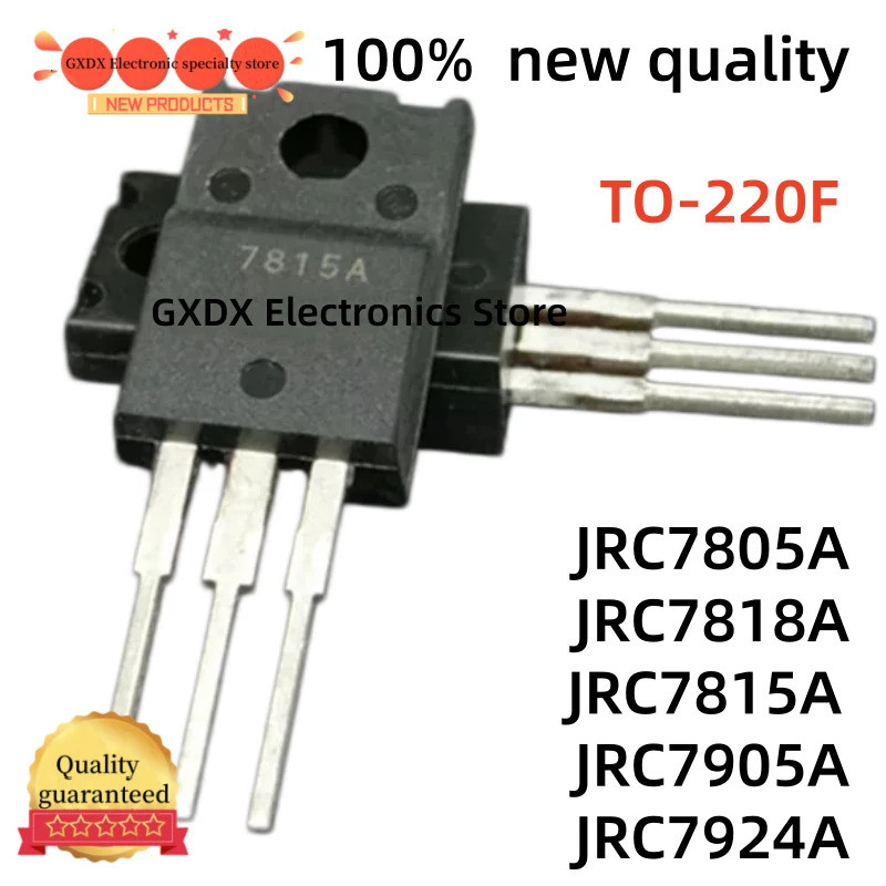5 Chiếc JRC7805A 7805A JRC7815A 7815A JRC7915A 7915A JRC7905A 7905A TO220F Hiệu Ứng Trường Transisto