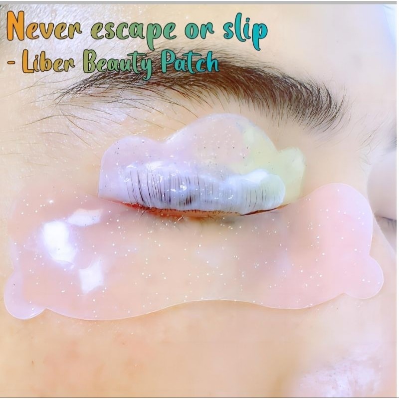 EyePad Silicon Gấu Pha Lê Pastel 2 in 1 (Dán mí dưới & Brown Lamination) LALA SHOP