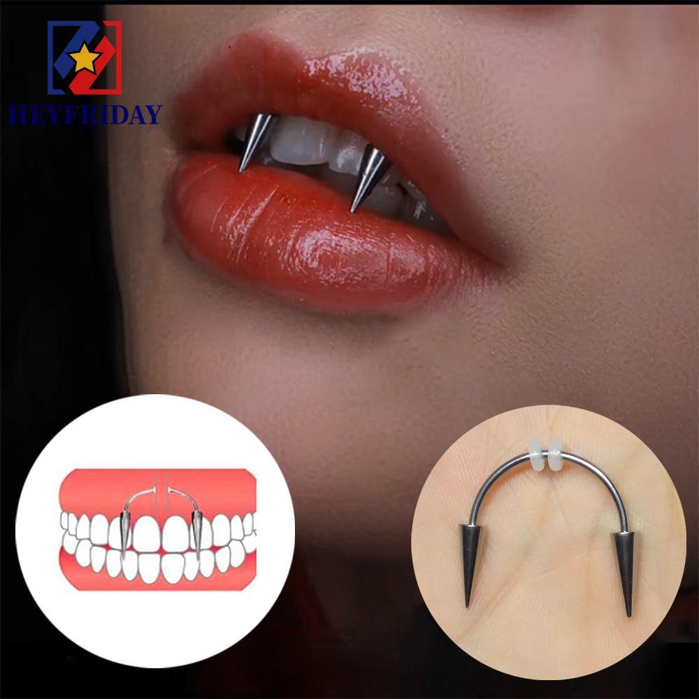 NOVAFLUX Goth Môi Nhẫn Thời Trang BCR Septum Xuyên Trong Miệng Giả Septum Piering Trang Sức
