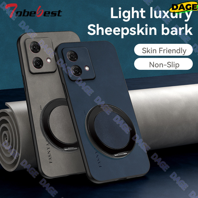 360° Độ Xoay Giá Đỡ Từ Tính Dành Cho Motorola Moto Edge 60 Fusion 50 Ultra 40 Neo 30 Da Cừu Da Mặt S