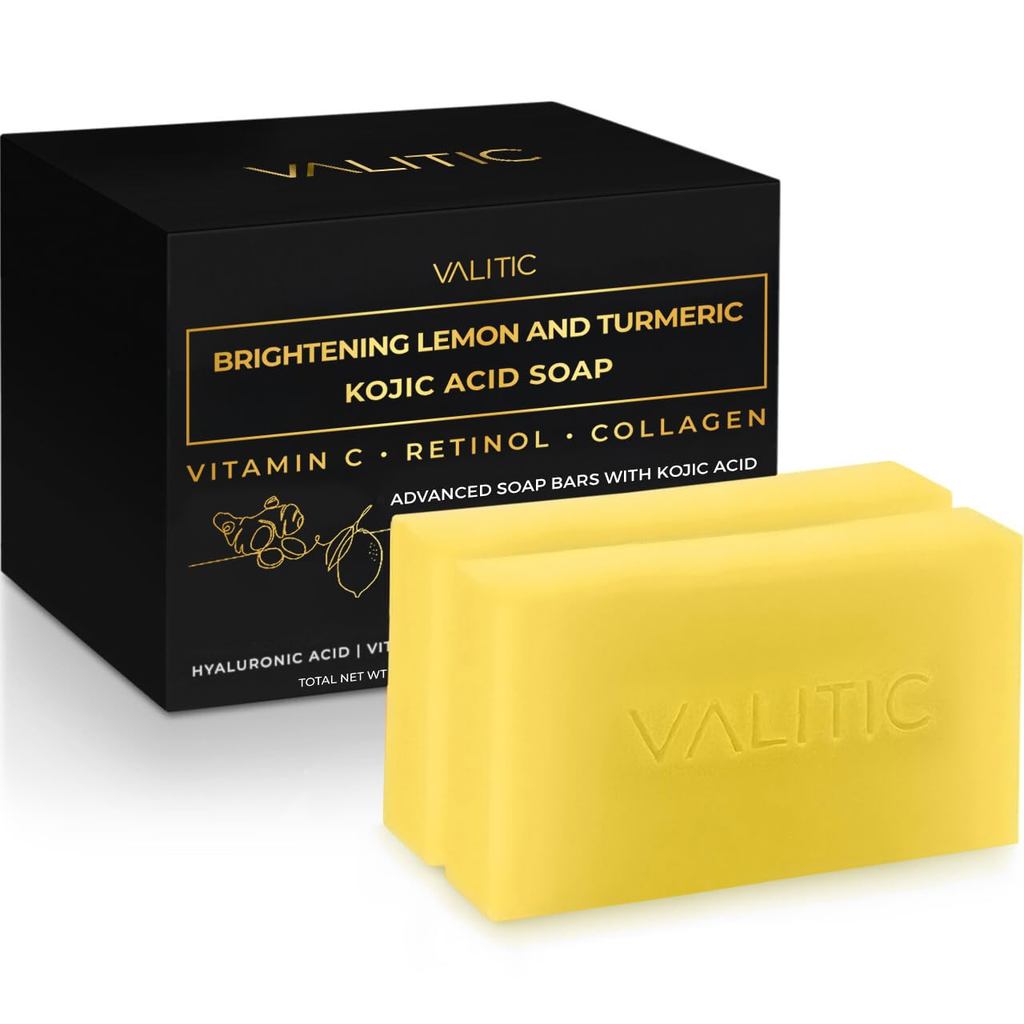 Xà phòng hỗ trợ chanh & nghệ làm sáng da ALITI với itamin, Retinol, ollagen - omplex chính hãng của 